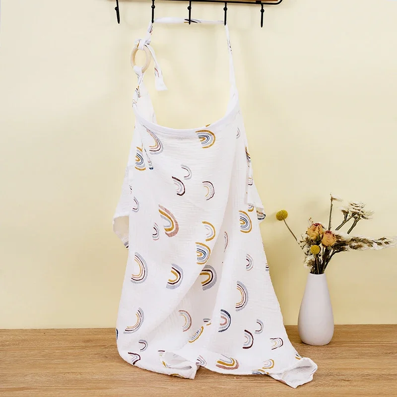 Couverture d’Allaitement Bébé en Coton – Tablier Réglable pour Maman, Protection Intimité et Housse de Poussette – Image 2